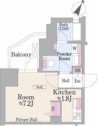 グランハイツ曙橋の物件間取画像